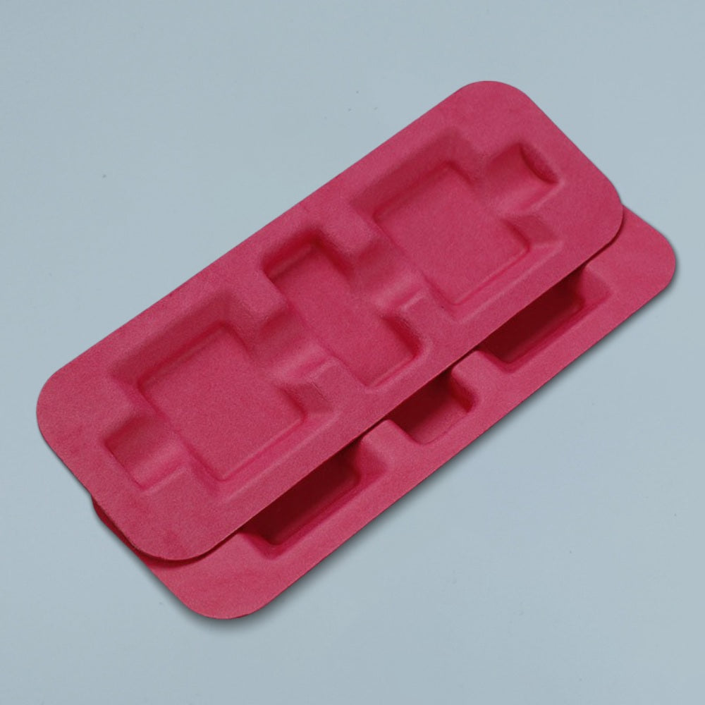 Sustainable Molded Pulp Red Inner Tray - Otarapack