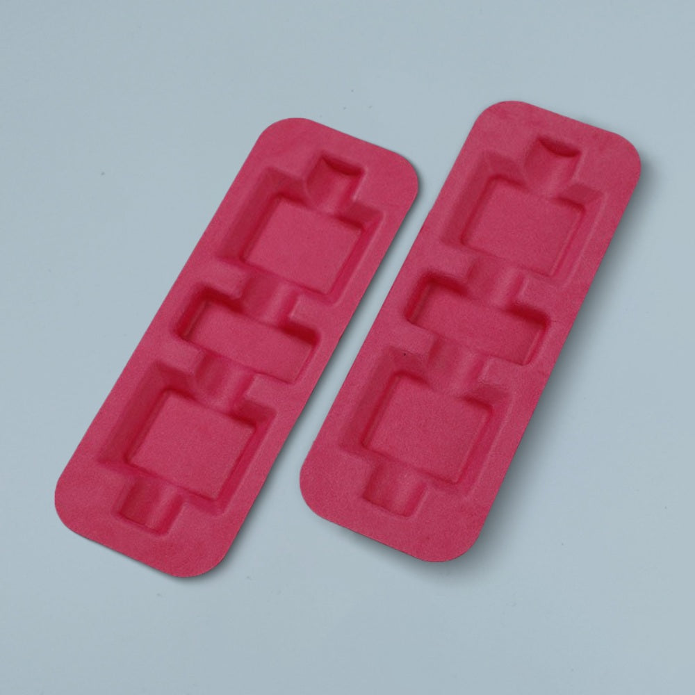 Sustainable Molded Pulp Red Inner Tray - Otarapack