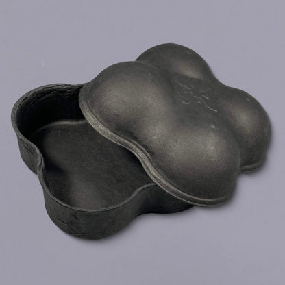 Unique Floral Design Eco Friendly Black Pulp Food Gift Box - Otarapack