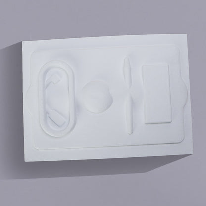 Pulp Molded Paper Tray Packaging for Earphones Set - Otarapack
