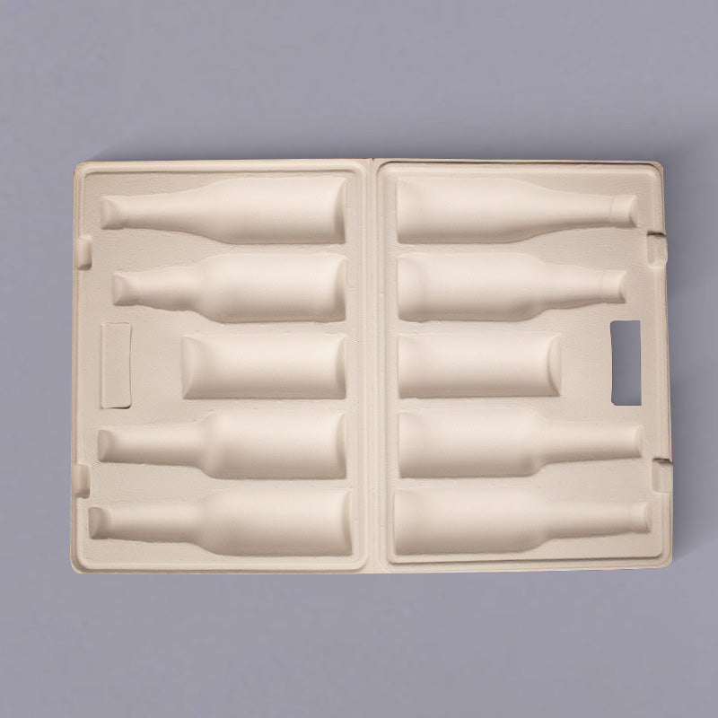 Clamshell Pulp Moulding Sustainable Beverage Packaging - Otarapack