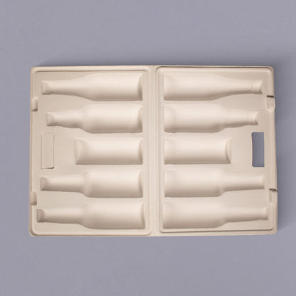 Clamshell Pulp Moulding Sustainable Beverage Packaging - Otarapack