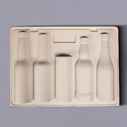 Clamshell Pulp Moulding Sustainable Beverage Packaging - Otarapack