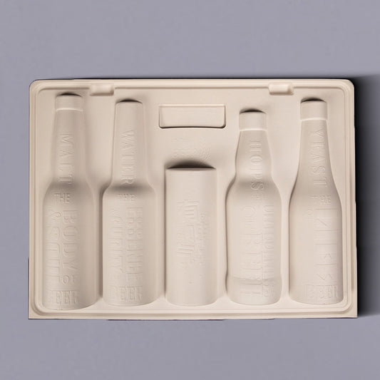 Clamshell Pulp Moulding Sustainable Beverage Packaging - Otarapack
