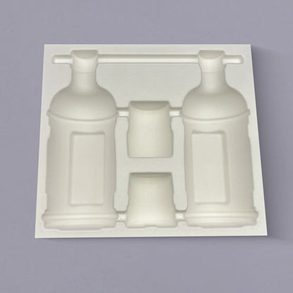 Dry Press Molded Pulp Tray For 750Ml Bottle - Otarapack
