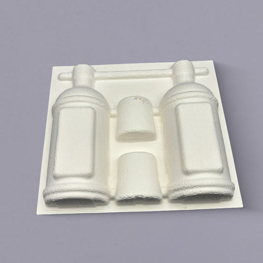 Dry Press Molded Pulp Tray For 750Ml Bottle - Otarapack