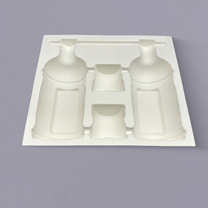 Dry Press Molded Pulp Tray For 750Ml Bottle - Otarapack
