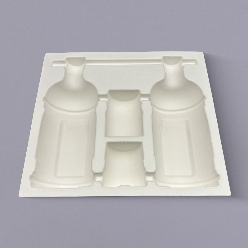 Dry Press Molded Pulp Tray For 750Ml Bottle - Otarapack