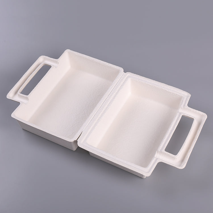 Mould Pulp Suitcase Cosmetic Skincare Packaging Box With Paper Handle - Otarapack