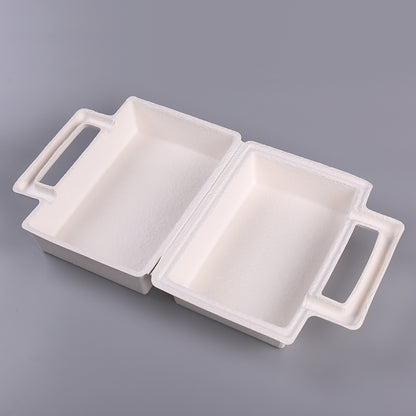 Mould Pulp Suitcase Cosmetic Skincare Packaging Box With Paper Handle - Otarapack