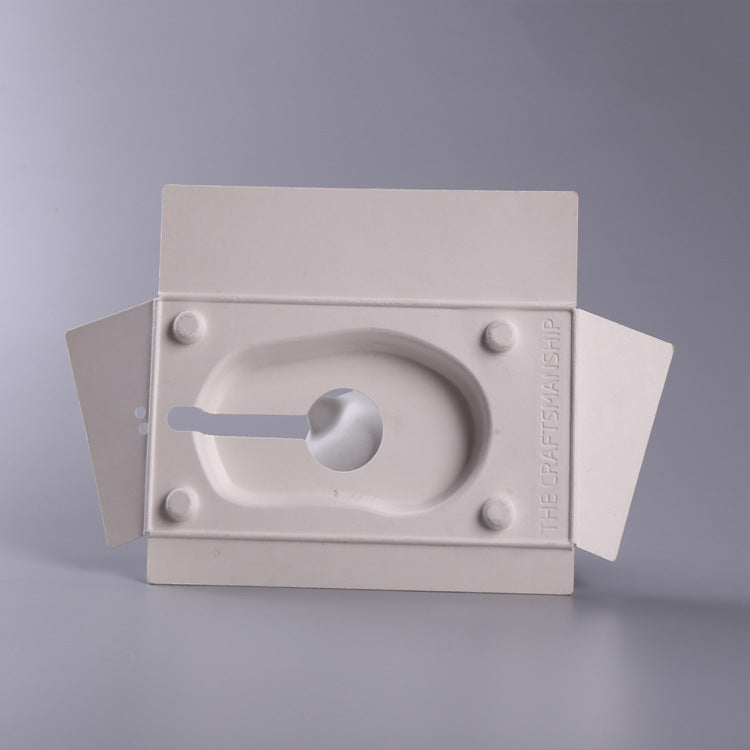 White Wet-pressed Wireless Mouse Insert Tray - Otarapack