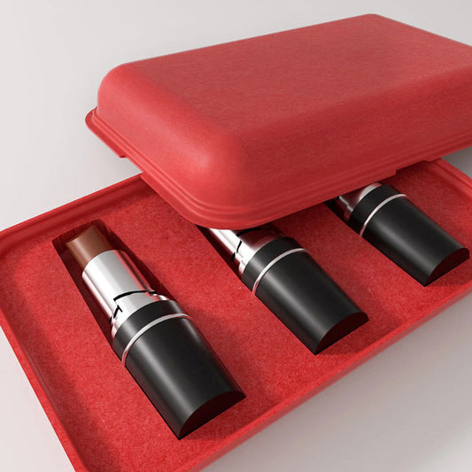 Red Color Biodegradable Lip Balm&Lip Stick Packaging Box - Otarapack